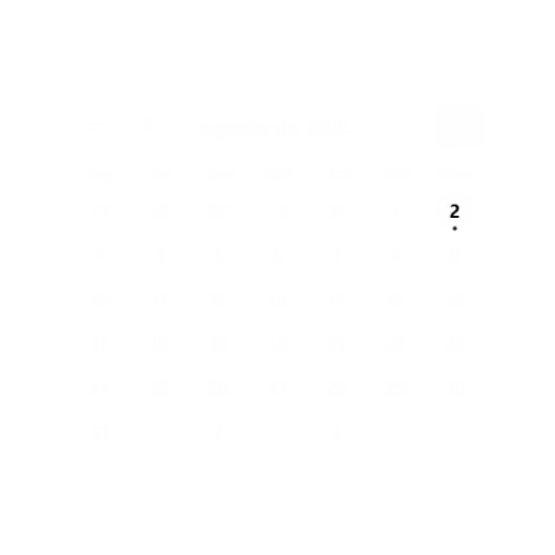 Calendário do mês — Vidro Escuro